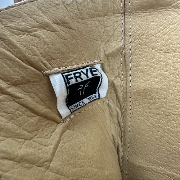 Frye Veronica Knee High Brown Leather Boots Buckles and Long Straps Size 9 - Picture 8 of 8